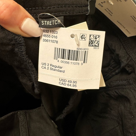 American Eagle Kickboot black pants size 2R NWT - Picture 4 of 4